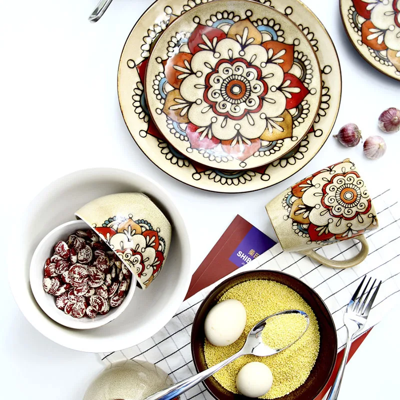 Брендовая высококачественная керамическая посуда в западном стиле