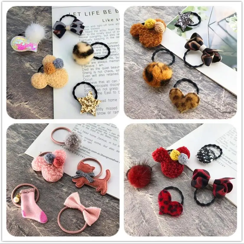 5 шт./компл. милые девушки маленький из овечьей шерсти для мальчиков эластичные