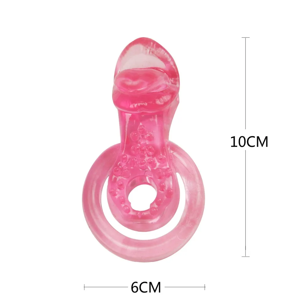 LEten Секс игрушки кольцо удовольствия вибрирующее для пениса Стимулятор клитора