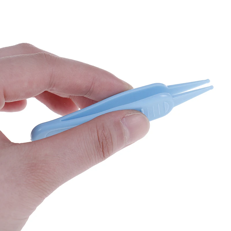2 шт./лот безопасный уход за новорожденными ушами носом пластмассовый Пинцет для