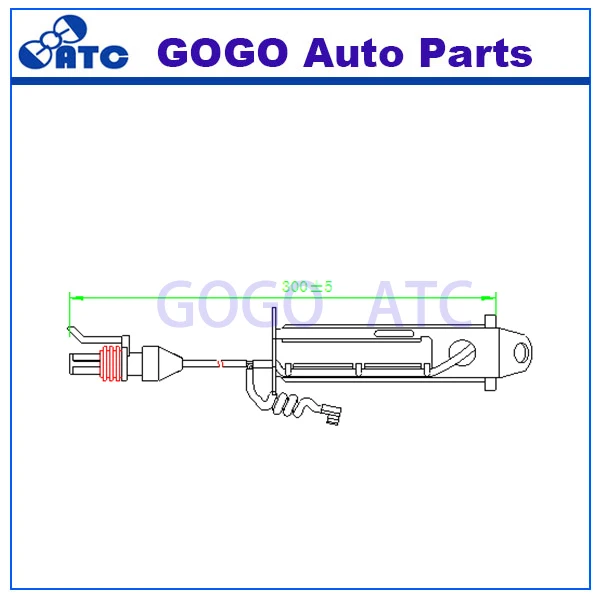 Датчик износа тормозной колодки L = 500 мм для DAF LF 45 FA OEM 300 8424073089274 шт.|sensor|sensor sensorsensor