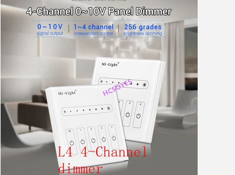 Milight LS4 L4 L1 Диммируемый драйвер светодиодов 0/1~ 10В драйвер 4-канальный 1-канальный 0~ 10В Панель светодиодный диммер для Светодиодный свет лампы лента