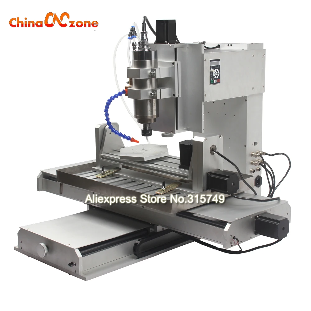 Для металла CNC 6040 5 осевой фрезерный станок с ЧПУ гравировальный 2 кВт