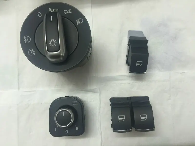 Быстрая доставка переключатель окна зеркало фар для Volkswagen VW passat B6 Eos Golf GTI mk 5 6 4