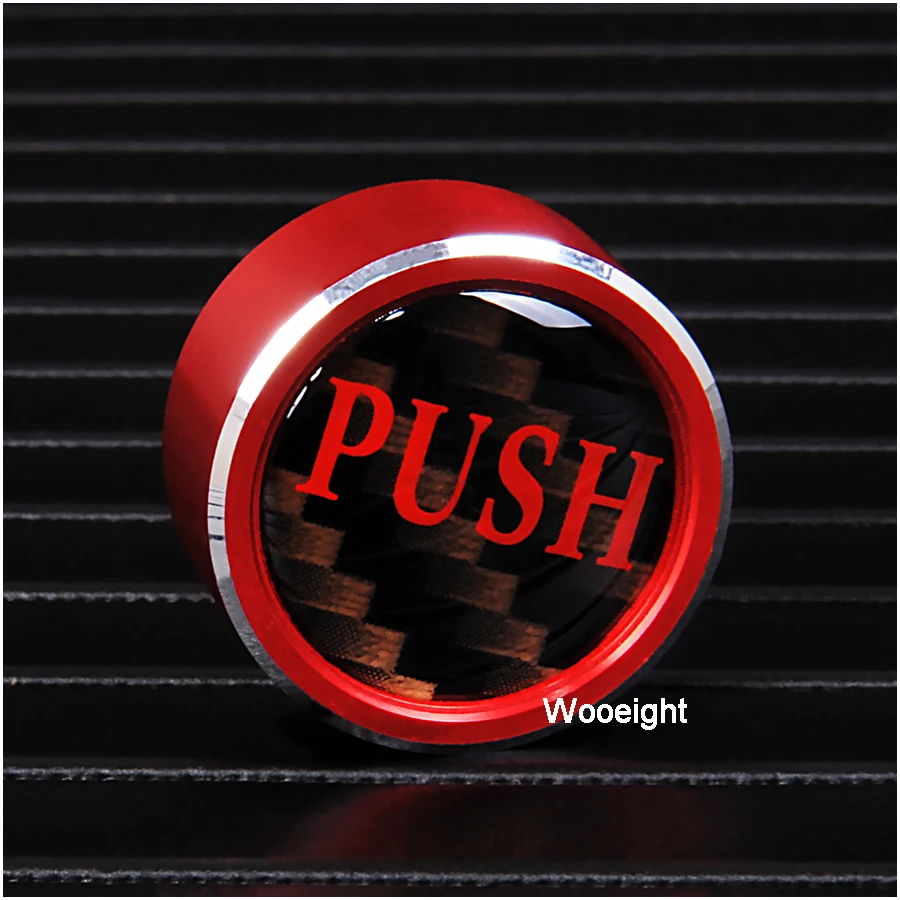 1 шт. автомобильный Стайлинг алюминиевый красный аудио переключатель ручка