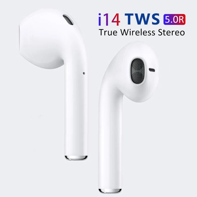 I14 наушники-вкладыши TWS с Беспроводной наушники Bluetooth 5 0 Smart Touch стерео музыкальные