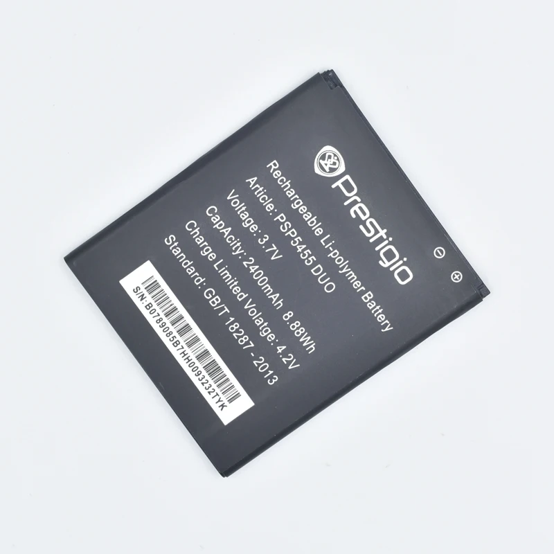 Аккумуляторная батарея Hekiy 3 8 в 2400 мАч PSP5455 DUO для смартфонов Prestigio Multiphone