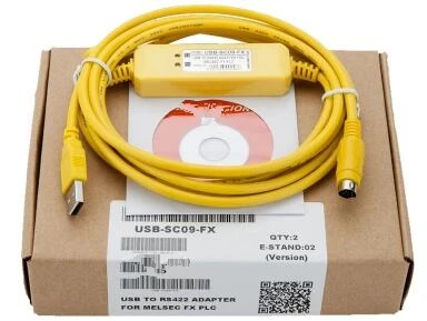 Кабель программирования PLC USB SC09 FX FX1N / FX2N FX1S/FX3U кабель PLC|Зарядные устройства| |
