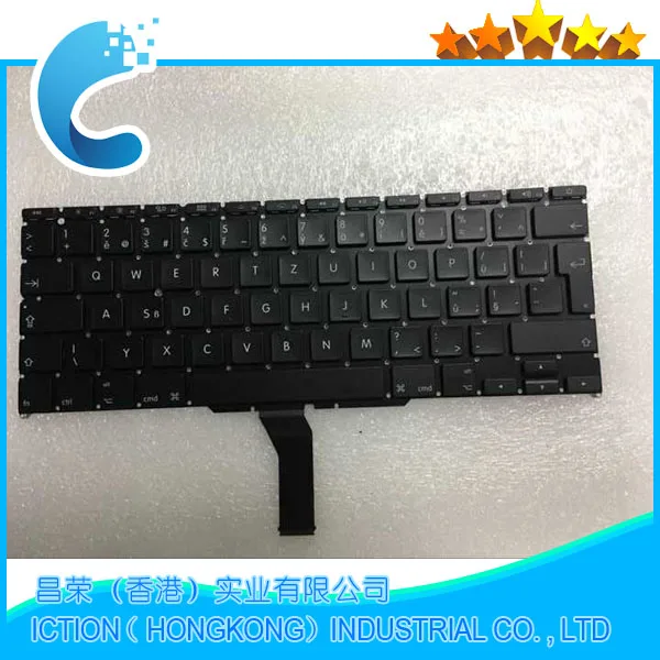 Совершенно новая A1370 A1465 клавиатура Чешский CZ Для Macbook Air 11 ''A1370 раскладка 2011 2015