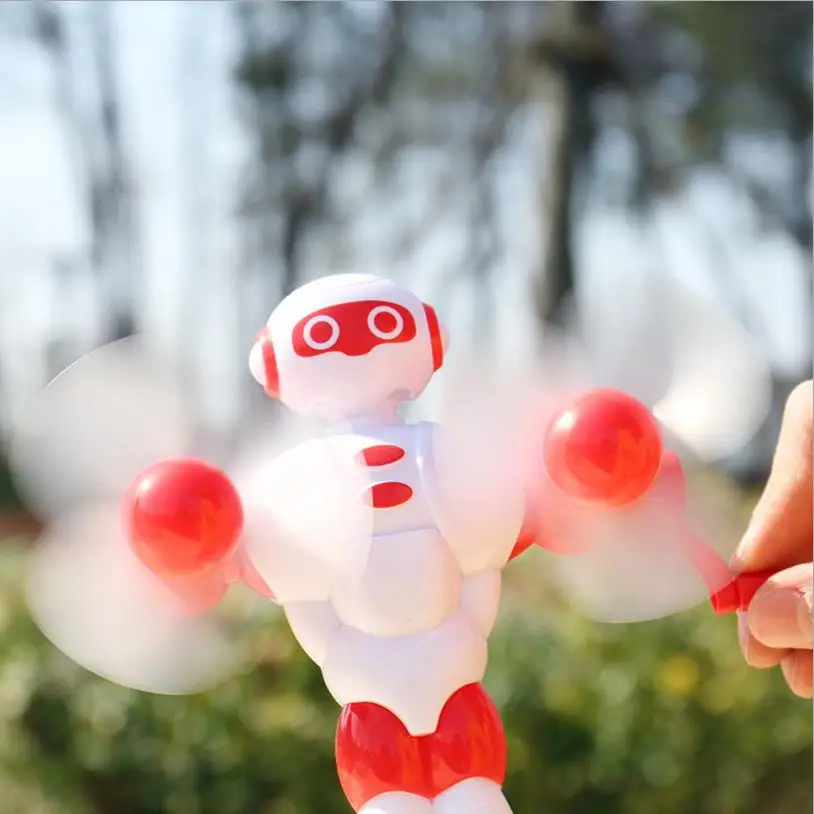 Cartoon Cute 6 leaf Portable fan Strong Wind Hand Fans Rechargeable Handheld Mini cooling No Electric cool Personal | Бытовая техника