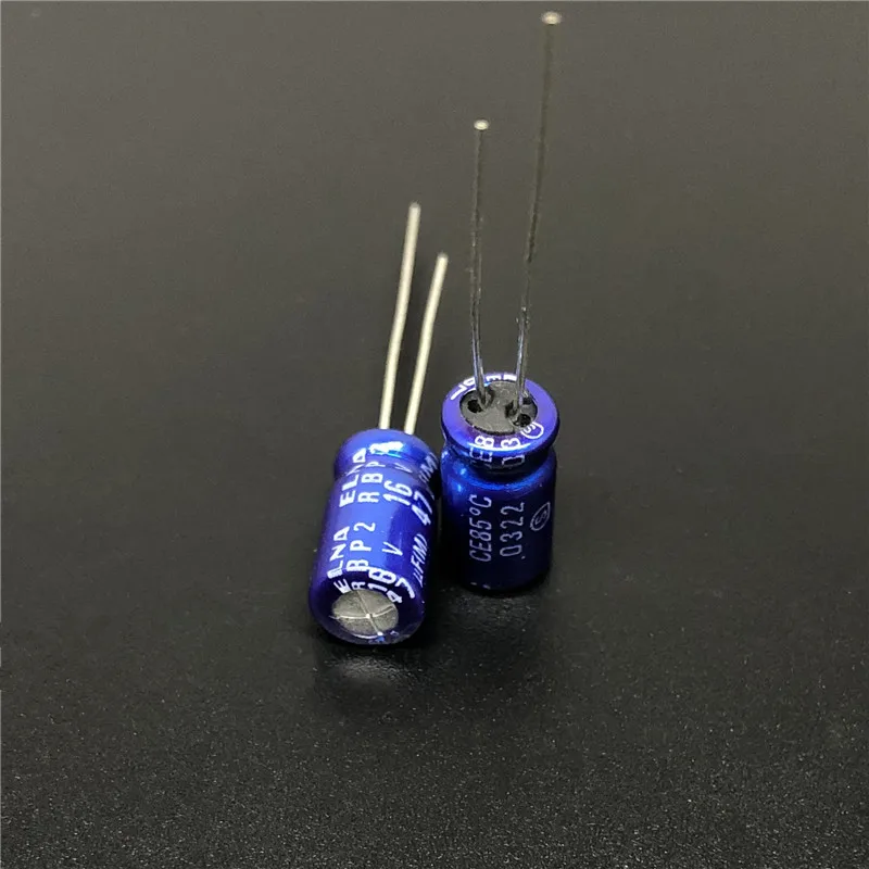 10 шт./100 шт. ELNA Blue RBP2(R2B) серии, 47(Европа) мкФ 16V 16V47UF неполярный электролитический конденсатор с алюминиевой крышкой, 6,3X11