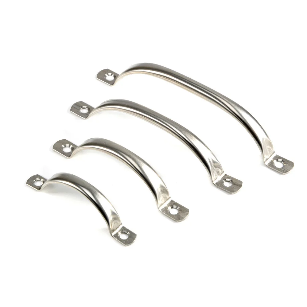 Дверные ручки из нержавеющей стали 2 шт. серебристые для ящиков шкафов кухонных и