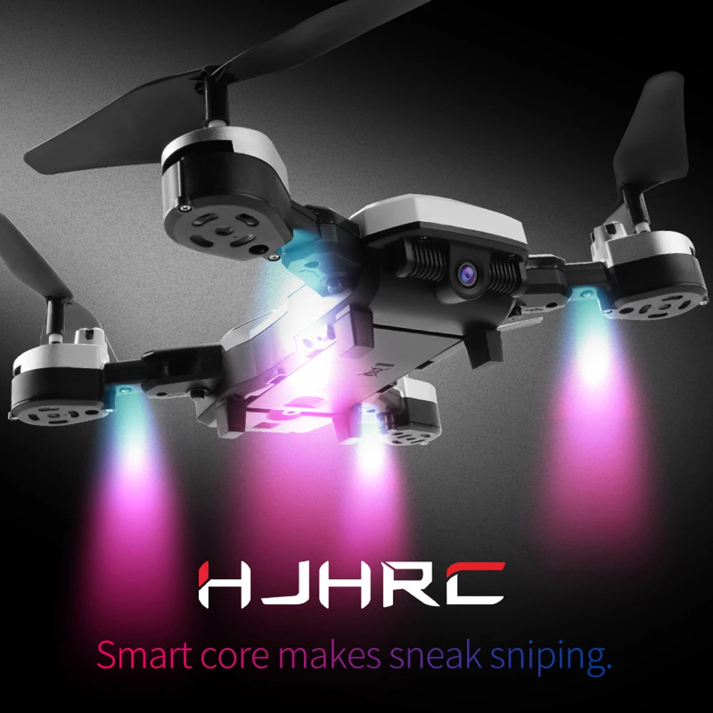 HJ28 5.0MP Дроны с 1080P Hd камерой Wifi FPV складной 6 осевой гироскоп RC Квадрокоптер Дрон