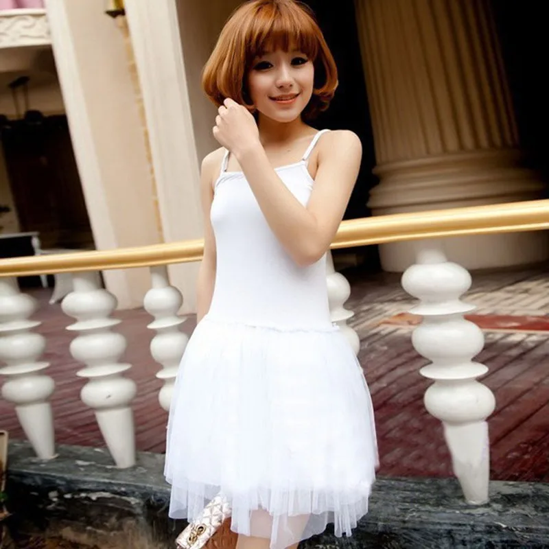 

Summer Sexy Off Shoulder Women Dress Female Loose Spaghetti Strap Mesh Ladies Party Ball Gown Dress