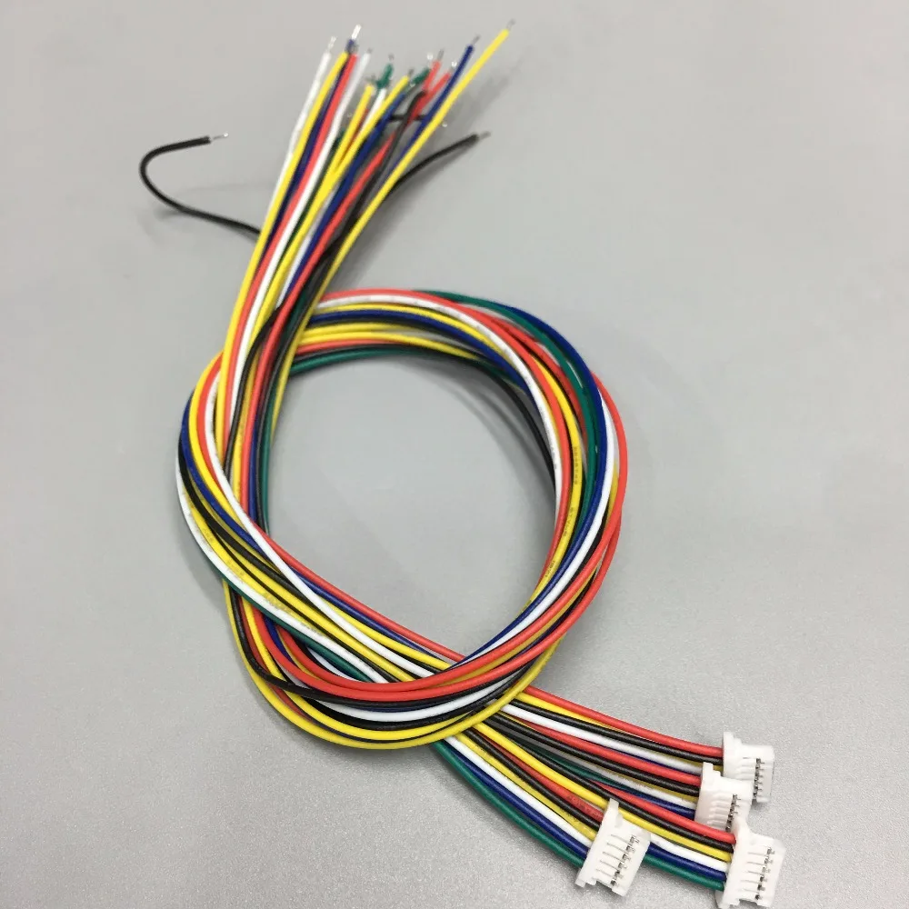 5 шт. SH1.0 провода кабельный разъем DIY SH1.0 JST 2P3P4P5P6P7P8P9P10P~ 18Pin электронная линия одного подключения клеммы 28AWG 30 см
