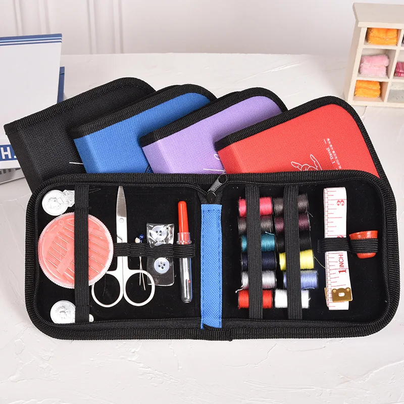 Иглы Портативный Мини Путешествия бытовых швейных Box Set мешки для хранения
