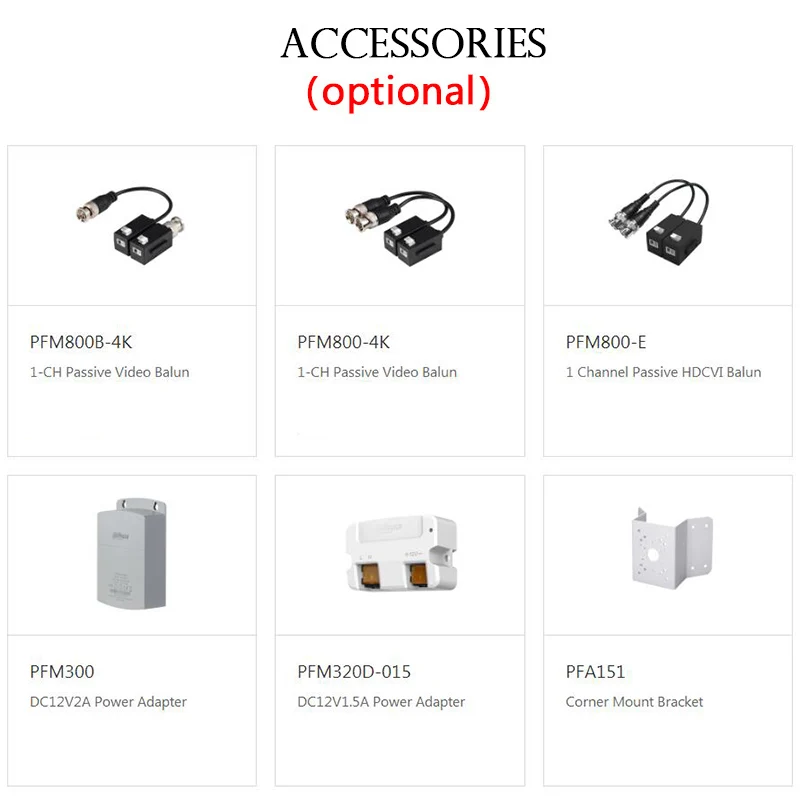 Dahua HAC-HDW2241M-E2 2MP Starlight HDCVI IR Dual-lens Camera CVI/TVI/AHD/CVBS output switchable CCTV Camera