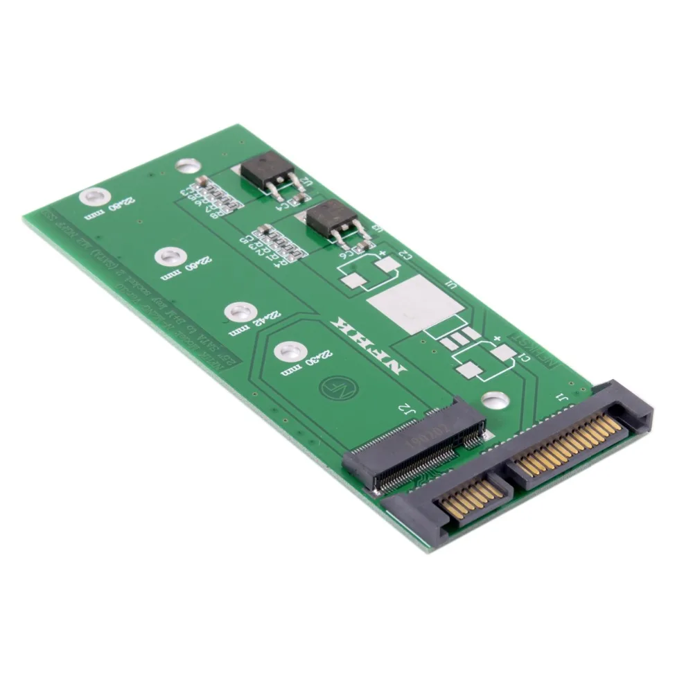 Чехол для жесткого диска CY M.2 NGFF PCI-E 2 Lane SSD до 7 мм 5 дюйма SATA 22pin чехол PCBA X240S Y410P Y510P E431