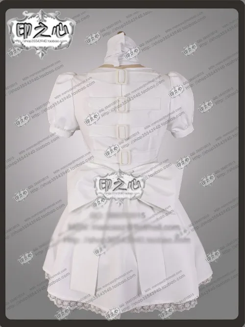 Alice: Алиса: безумие возвращается костюм для косплея белое платье на Хэллоуин