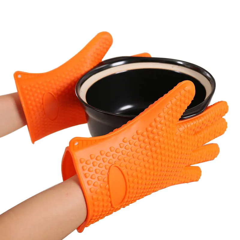 1 шт. перчатки для духовки в форме сердца противоскользящие выпечки рукавицы