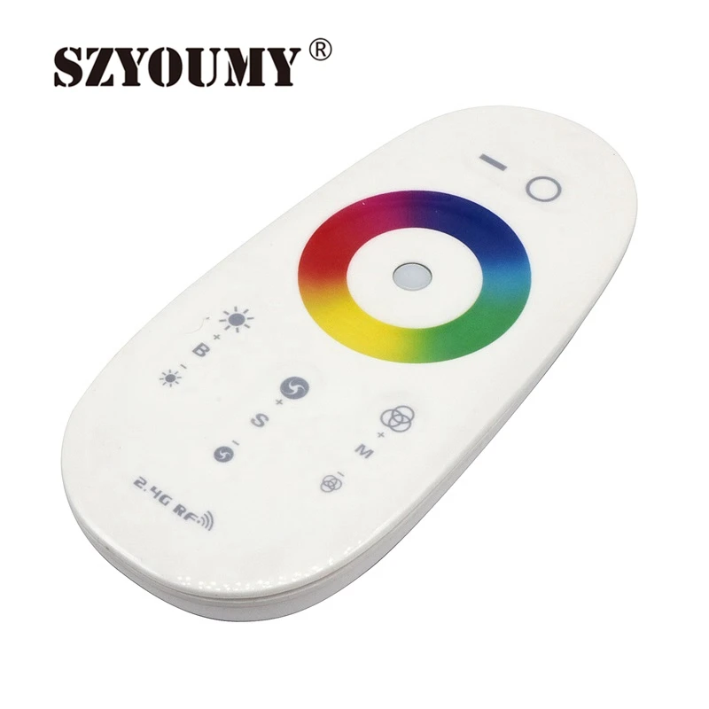 SZYOUMY Беспроводной RF 2 4G сенсорный экран пульт дистанционного управления LED RGB