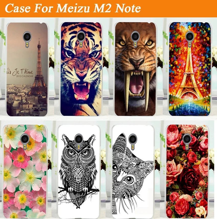 Чехол с 14 цветными рисунками для Meizu meilan m2 Note/diy чехол-накладка Note цветами