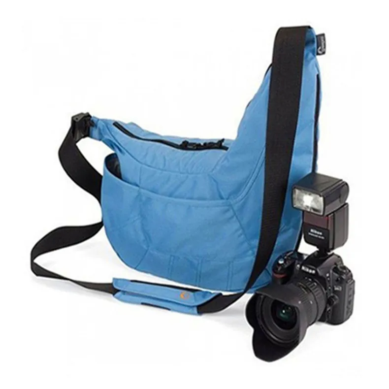 Сумка слинг Lowepro для SLR камеры дорожная сумочка на ремне цвет черный/серый|slr camera