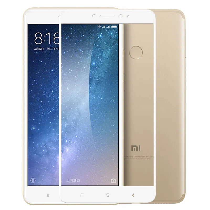 Закаленное стекло для Xiaomi Mi Max 2 Защита экрана Max2 6 44 дюйма полное покрытие