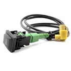 Автомобильный USB-кабель переключателя для VW Golf MK6 Jetta MK5 MK6 Sagitar B6, подлокотник, автомобильные аксессуары