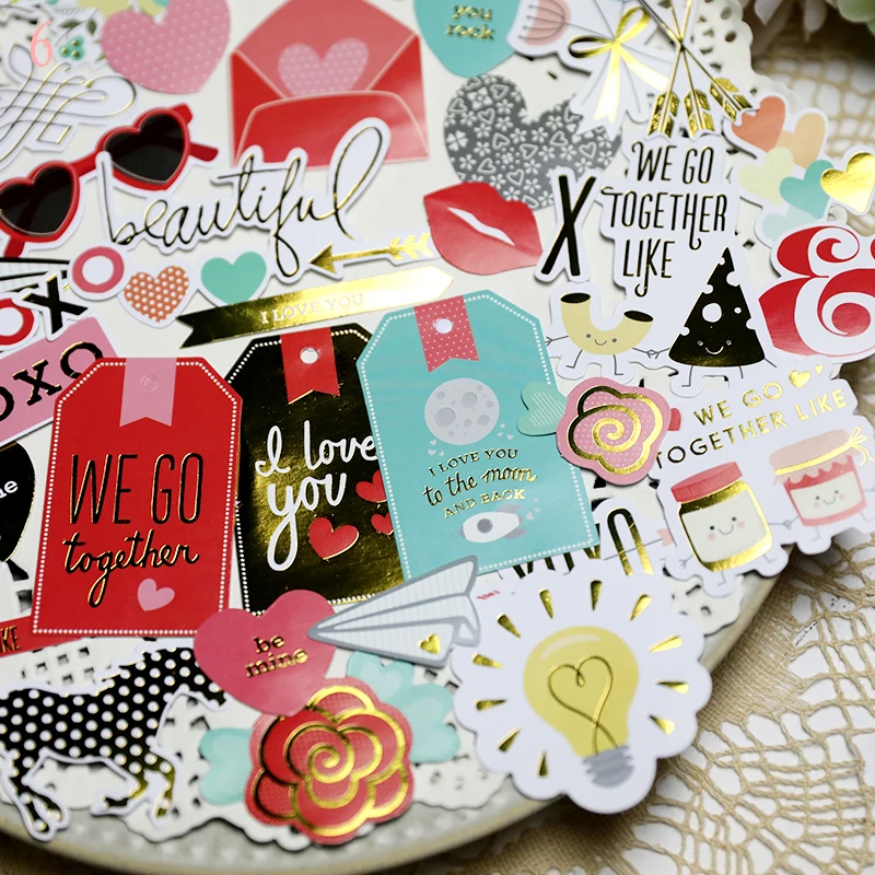 44 шт. бумажные наклейки для скрапбукинга сделай сам | Дом и сад