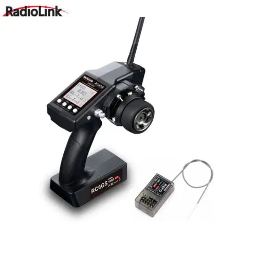 Радиоуправляемый автомобильный лодочный контроллер RX RC6GS 2,4G 6CH, передатчик и R6FG гироскоп внутри приемника