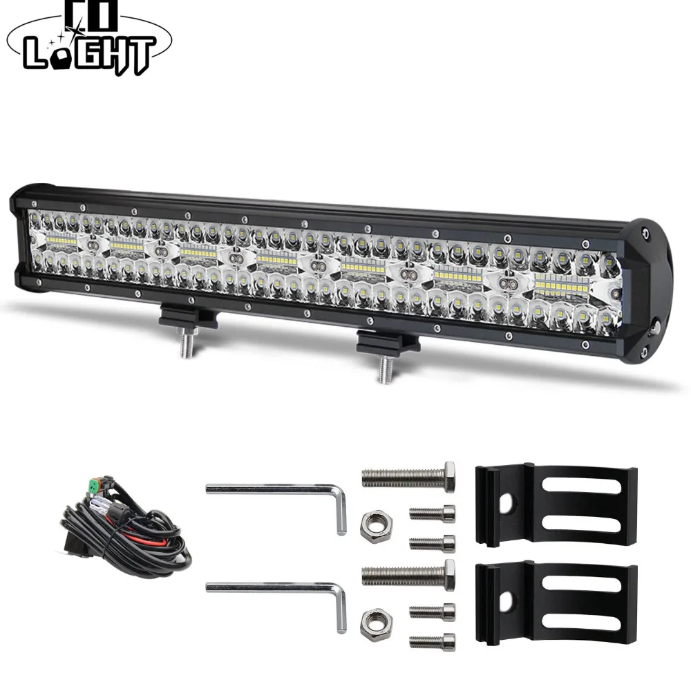 CO LIGHT 7D светодиодный световой бар 20 &quot420 Вт комбинированный луч Тройной Ряд