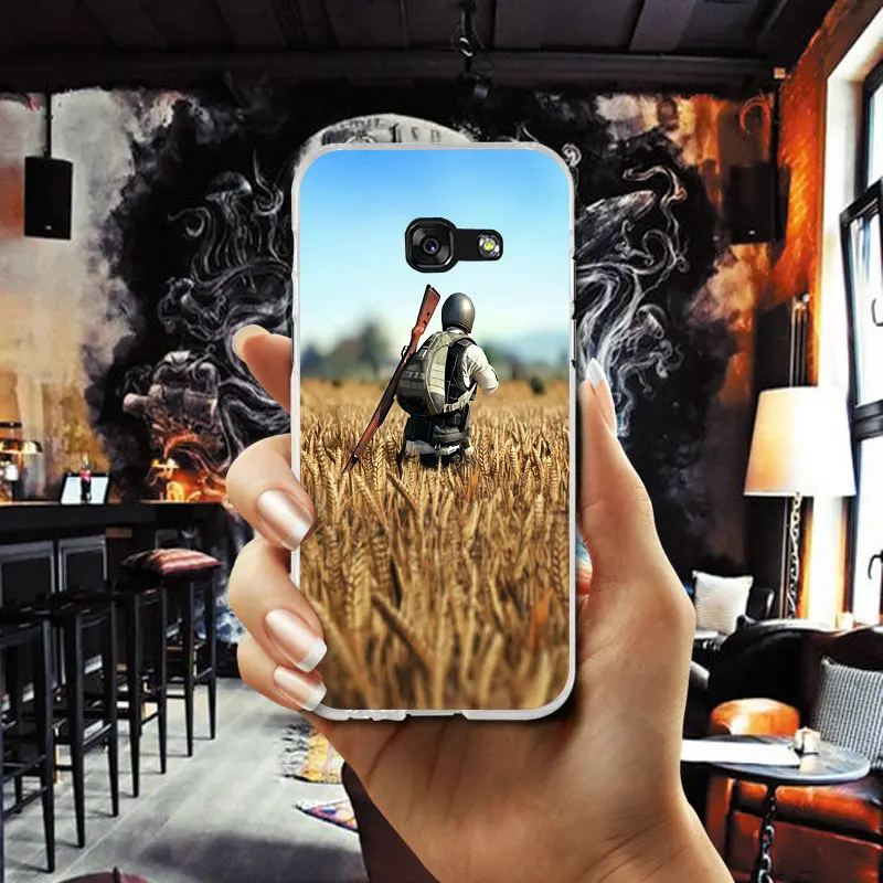 Силиконовые чехлы телефон для Samsung Galaxy A3 A5 A7 J1 J2 J3 J4 J5 J6 J7 2016 2017 2018 Playerunknown's боя PUBG |