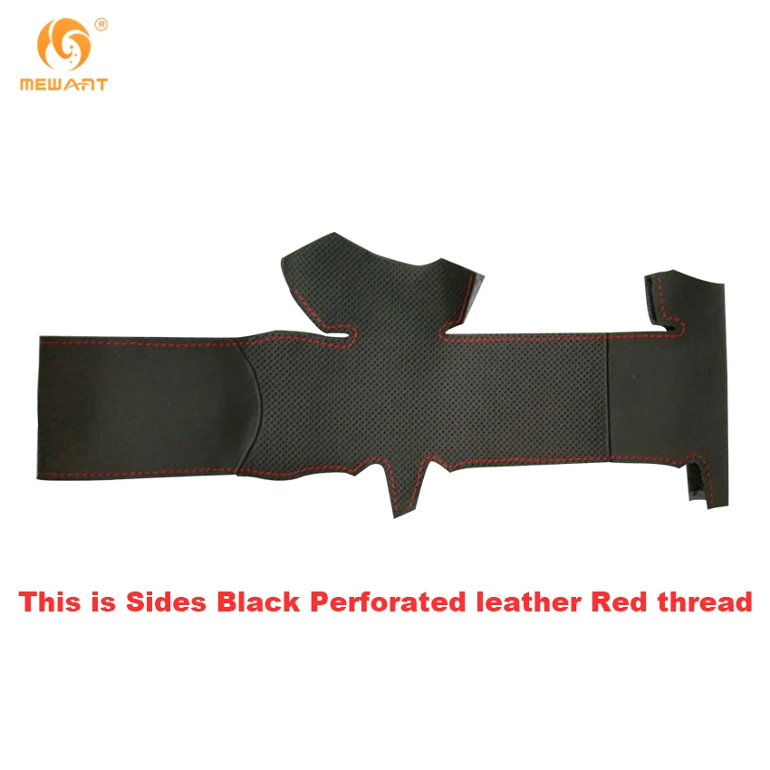 MEWANT черный чехол рулевого колеса автомобиля из искусственной кожи для Subaru Forester