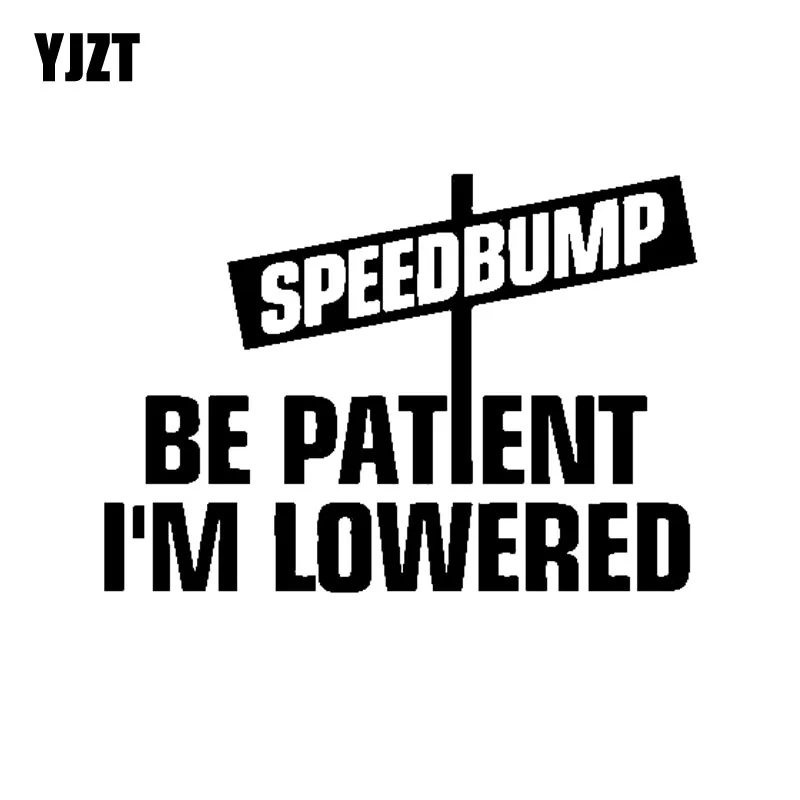 YJZT 15 2 см * 10 7 SPEEDBUMP переводная картинка со скидкой Turbo забавная виниловая