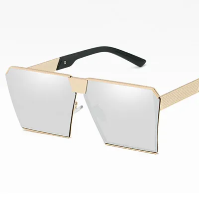 C39 Gold.Silver Emosnia унисекс квадратные 23 Цвета Modis солнцезащитные очки Oculos De Sol ретро роскошные женские брендовые дизайнерские солнцезащитные очки UV400 - Цвет линз: C39 Gold.Silver