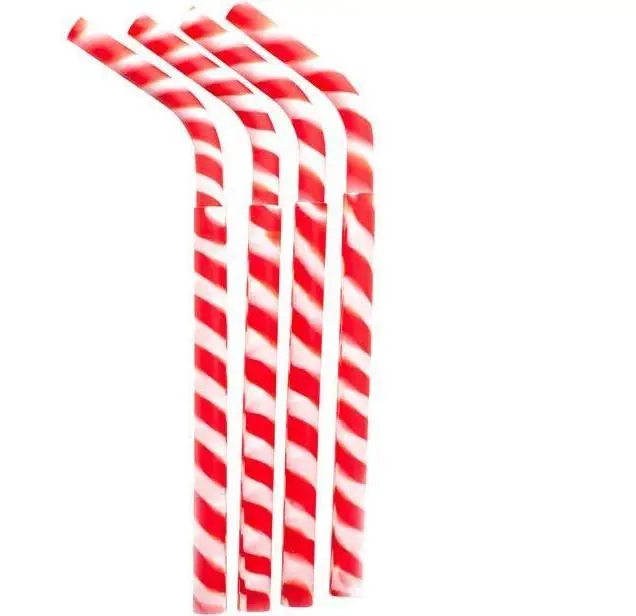 Многоразовые силиконовые соломинки для смузи здоровья зубов. Экологически