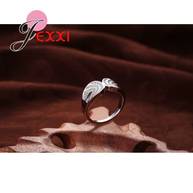 New Style Rhinestone 925 Sterling Silver Finger Rings Best Birthday Party Gifts For Friends Women Engagement Jewelry | Украшения и