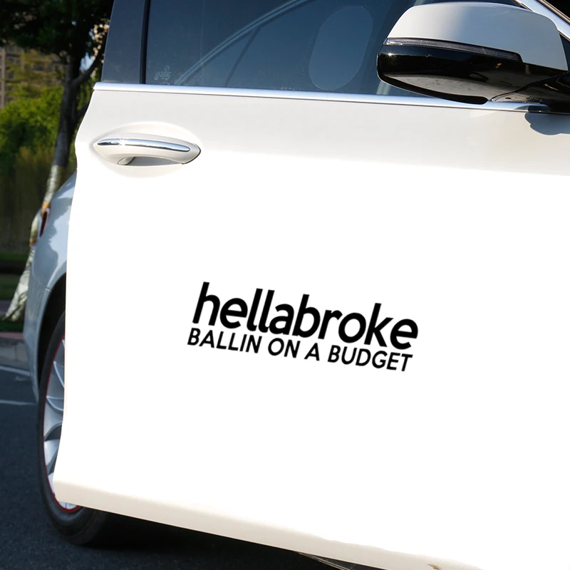 Hellabroke Parental Advisory на Наклейка Budget дрейф JDM евро опускается Fatlace illest автомобиля