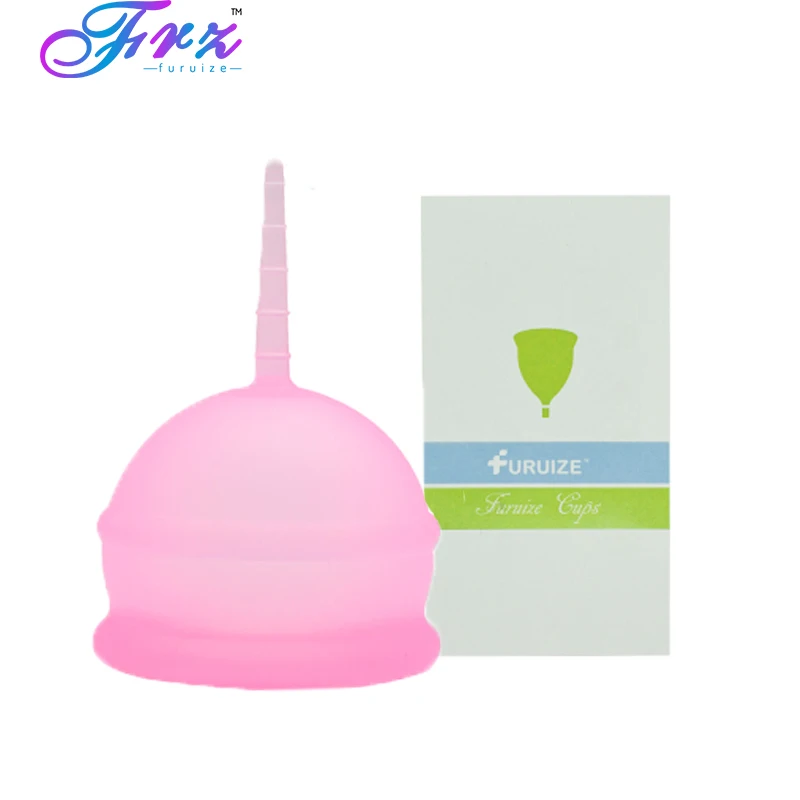 1pcs opp pack-Pink Менструальная чашка для женщин, женская гигиеническая медицинская силиконовая чашка, многоразовая менструальная Женская чашка, менструальная чашка, чем подушечки - Цвет: 1pcs opp pack-Pink