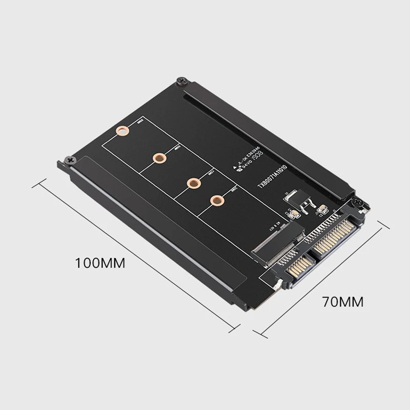 Плата адаптера расширения DIEWU M.2 NGFF SSD на 2 5 SATA 22Pin 6 Гбит/с разъемом для корпуса M2