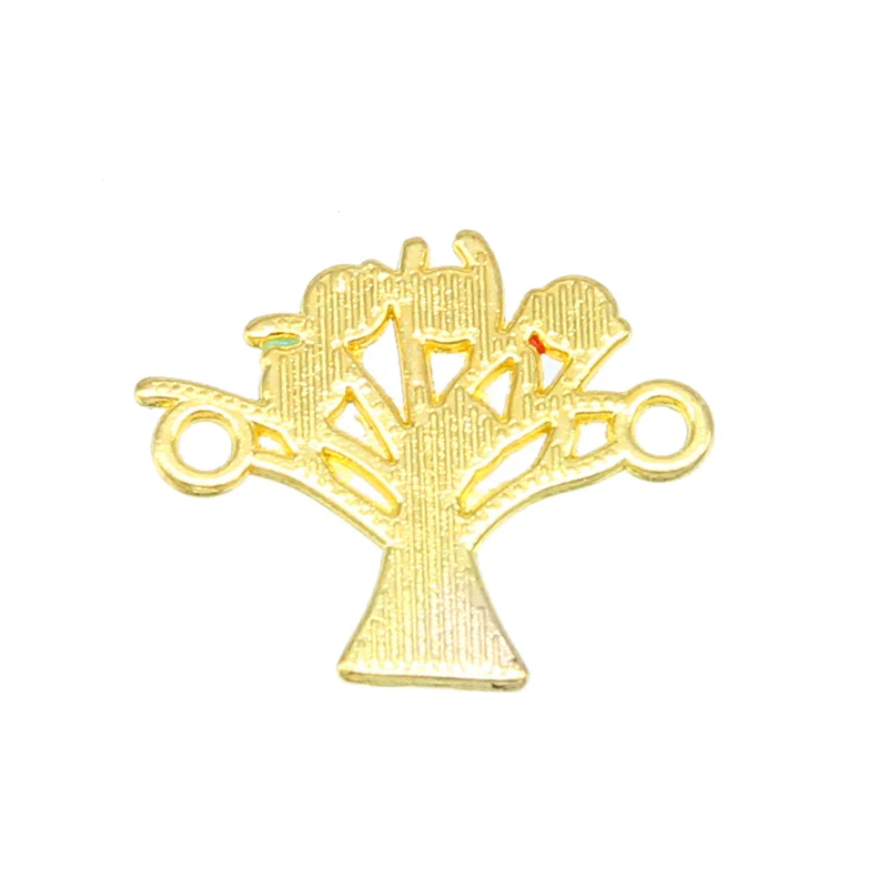 6 шт. аксессуары для ювелирных изделий с капельным деревом life tree charm коннектор