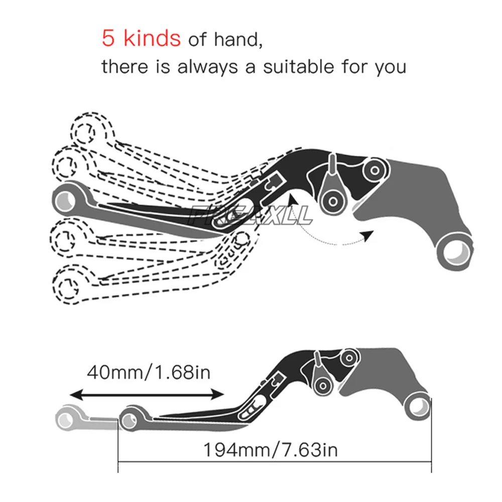 Для Honda CBR125R CBR300R CB300F CB300FA CBR500R CB500F CB500X GROM MSX125 аксессуары для мотоциклов Рычаги