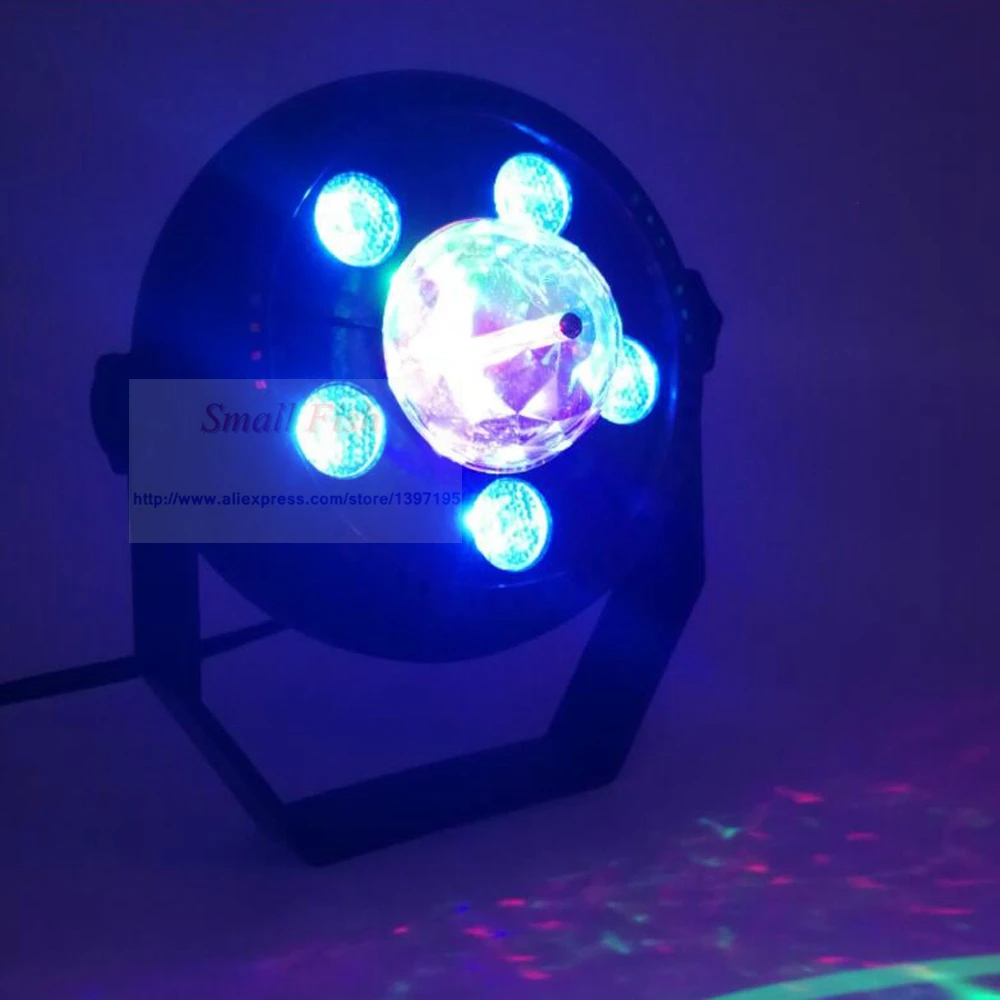 11 Вт RGB светодиодный хрустальный магический шар светодиодный сценический светильник DJ KTV диско лазерный светильник вечерние светильник s Звук ИК пульт дистанционного управления Рождественский проектор