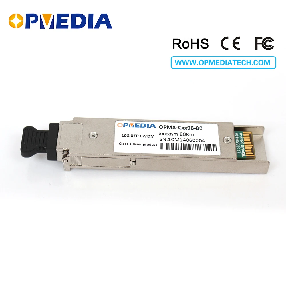 Бесплатная доставка Совместимость с приемопередатчиком Cisco10GEBASE CWDM XFP 80 км 1470 ~ 1610