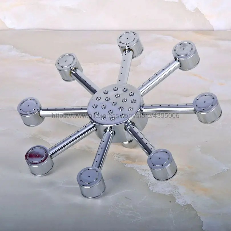 Полированная хромированная насадка для душа распылители верхняя Дождевого