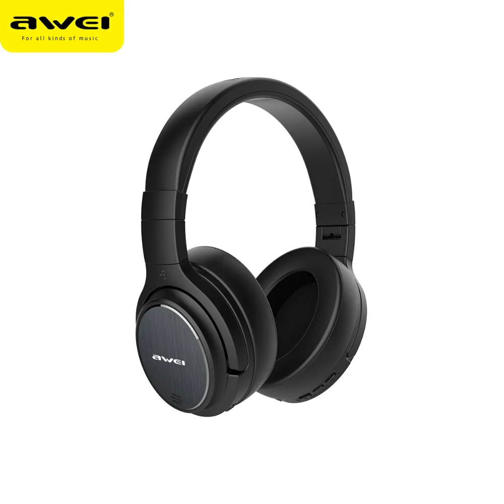 

Беспроводные bluetooth-наушники AWEI A950BL, ANC, шумоподавляющие стереонаушники с микрофоном, спортивные наушники