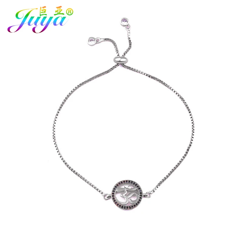 Женские и мужские индийские браслеты Juya Fashionalbe с микро цирконием подвеска