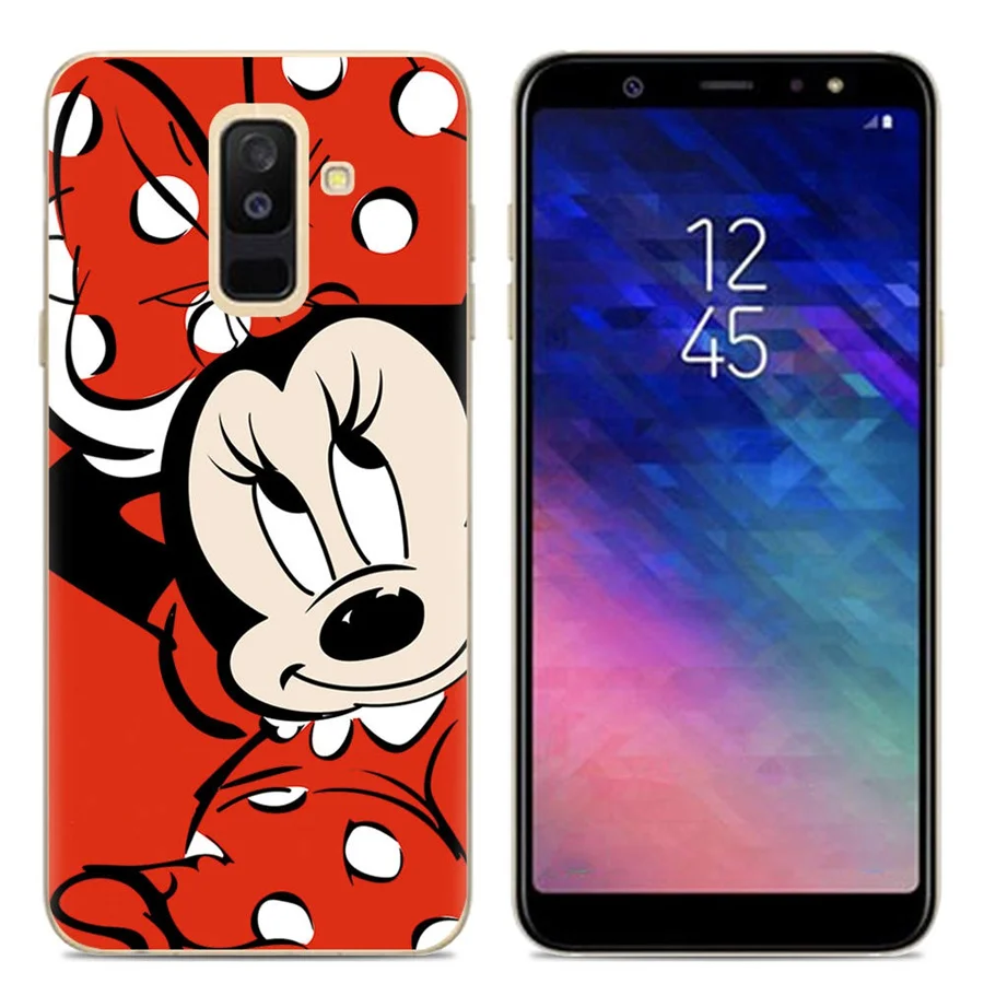 Чехол для телефона samsung Galaxy J8 2018 чехол Мягкие Мультяшные из ТПУ Funda Силиконовая