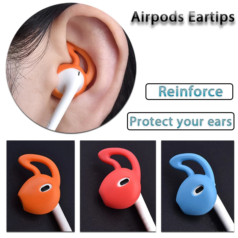 Аксессуары для наушников наушники в ухо колпачки Apple Airpods Earpods крышка Анти-потеря